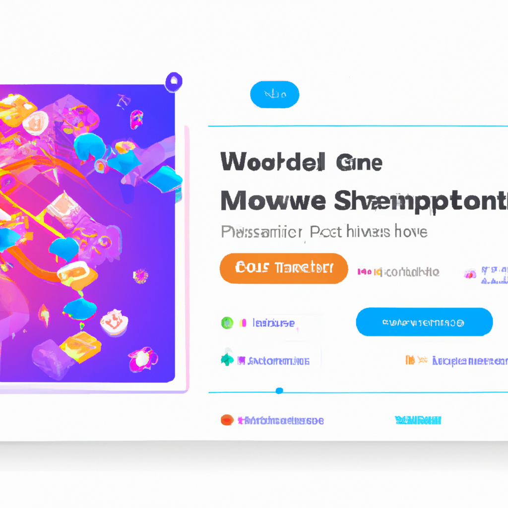 Workflow schematic: nodes, playtest ribbon, HUD preview